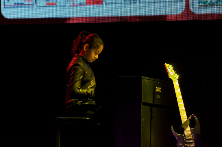 Haryan Awards Girl On Casio
